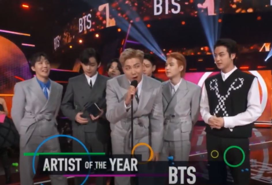 BTS Artist of the year 2021