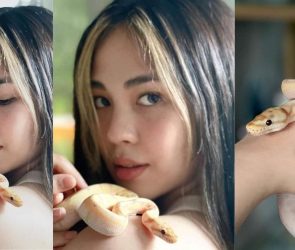 JANELLA, NAKIPAGLARO SA MAS MALAKING PET SNAKE NA SI VALENTINO