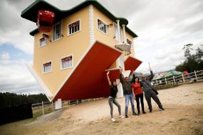 upside down house colombia