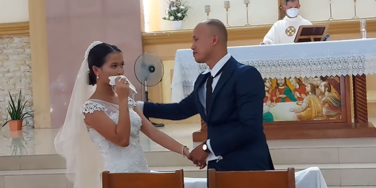 BRIDE AYAW MAGPA-KISS SA GROOM, VIRAL SA SOCMED