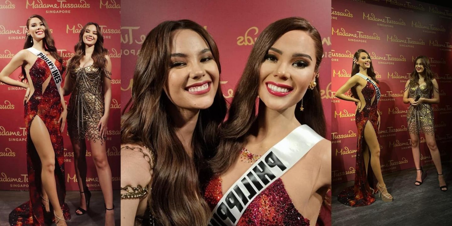 COPY NI CAT CATRIONA GRAY, GINAWAN NG WAX FIGURE SA SINGAPORE