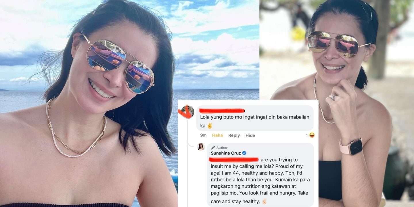 "I’D RATHER BE A LOLA THAN BE YOU" - SUNSHINE CRUZ SA NANG INSULTO SA KANYA