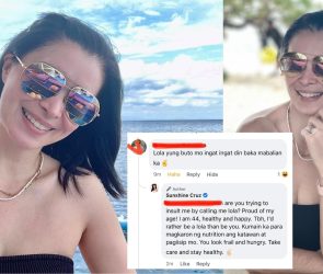 "I’D RATHER BE A LOLA THAN BE YOU" - SUNSHINE CRUZ SA NANG INSULTO SA KANYA