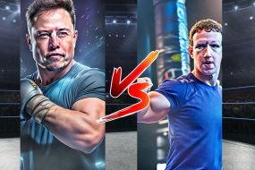 TECH TITANS CLASH - ELON (THE EXTRATERRESTRIAL) MUSK VS MARK (THE MATRIX) ZUCKERBERG - A CAGE MATCH TO END ALL BATTLES!