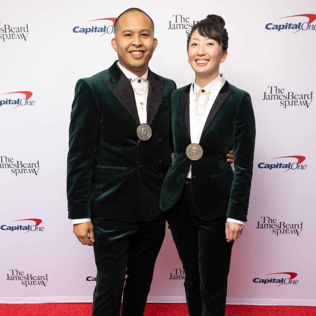 chefs Tim Flores and Genie Kwon won the Best Chef at James Beard Foundation Awards