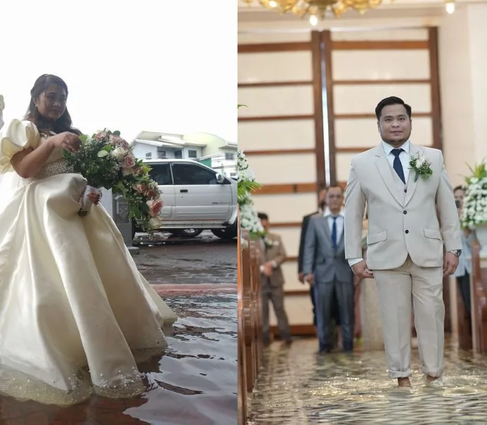 Paulo and Dianne Flooded Barasoain Church Wedding